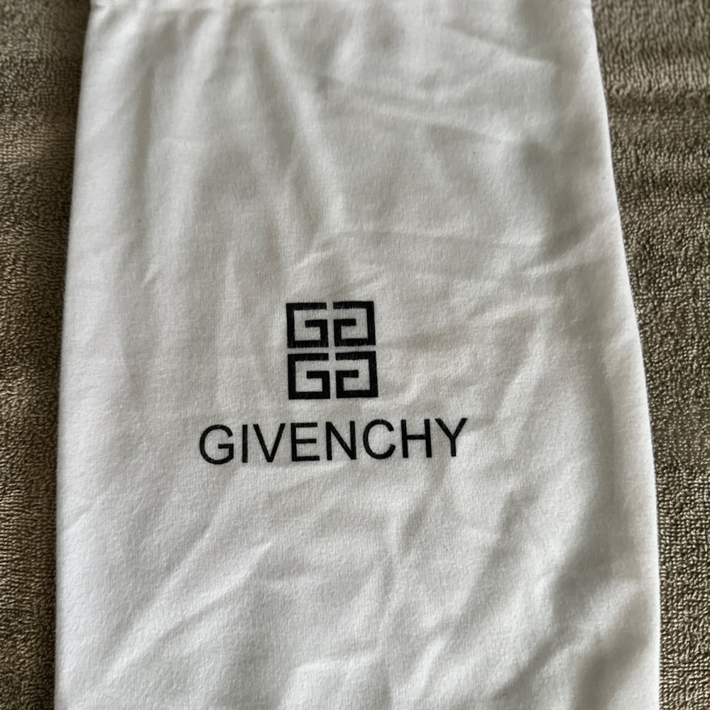 Givenchy White Logo Dust Bag